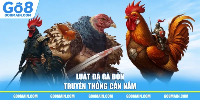 Luật đá gà đòn truyền thống cần nắm