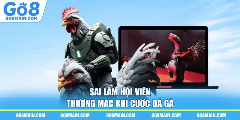 Sai lầm hội viên thường mắc khi cược đá gà